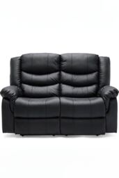 More4Homes Seattle 2 Seater Electric High Back Bonded Leather Recliner Sofa in Black - thumbnail 4