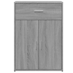 Berkfield Home Sideboards 2 pcs Grey Sonoma 60x30x84 cm Engineered Wood - Size: 60 x 30 x 84 cm - thumbnail 5