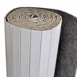 Berkfield Home Room Divider Bamboo White 250x165 cm - thumbnail 4