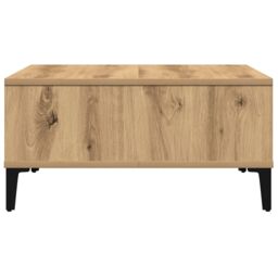 Berkfield Home Coffee Table Artisan Oak 60x60x30 cm Engineered Wood in Brown - Size: 60 x 60 x 30 cm - thumbnail 6