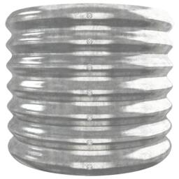 Berkfield Home Garden Raised Bed Powder-coated Steel 332x40x36 cm Silver - Size: 332 x 40 x 36 cm - thumbnail 4