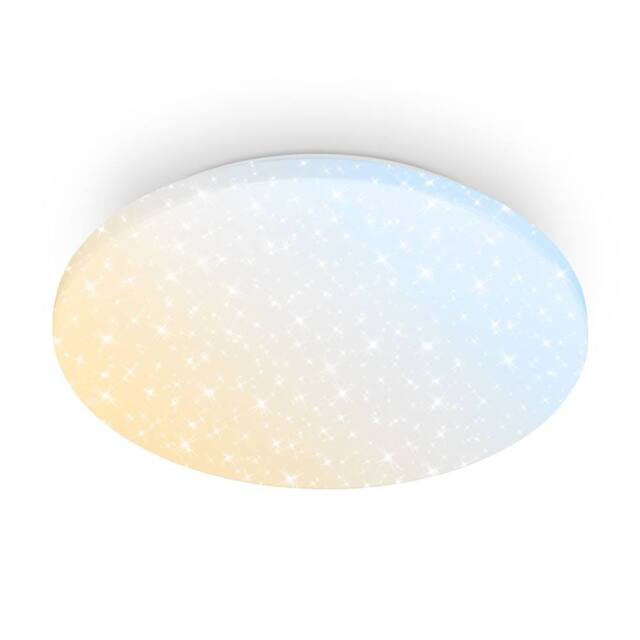 BRILONER White Ceiling Light LED Starry Sky Colour Changing CCT Bedroom 340mm - image 1
