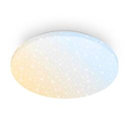 BRILONER White Ceiling Light LED Starry Sky Colour Changing CCT Bedroom 340mm - thumbnail 1