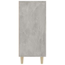 Berkfield Home Sideboard Concrete Grey 90x34x80 cm Engineered Wood - Size: 90 x 34 x 80 cm - thumbnail 5
