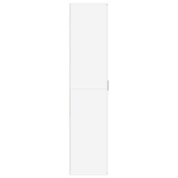 Berkfield Home Shoe Cabinet White 80x39x178 cm Engineered Wood - Size: 80 x 39 x 178 cm - thumbnail 4