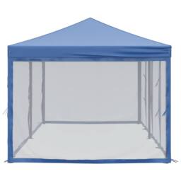 Berkfield Home Folding Party Tent with Sidewalls Blue 3x6 m - thumbnail 4