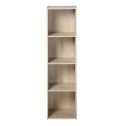 CALICOSY 4-Compartment Storage Shelf - H122 Cm in Natural - thumbnail 1