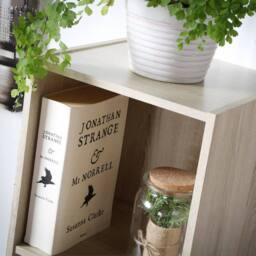 CALICOSY 4-Compartment Storage Shelf - H122 Cm in Natural - thumbnail 7