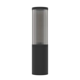 Eglo SALLE Sleek Black Outdoor Wall Light - thumbnail 3