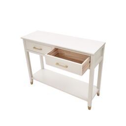 Cabinet Bits Palazzi 2 Drawer Console Table in Off-White - thumbnail 6