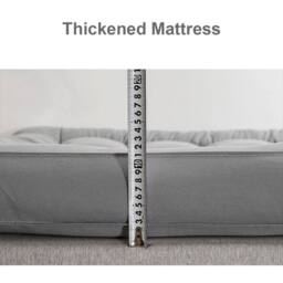 PAWNORA Grey Double Hotel Quality Mattress Topper - thumbnail 2