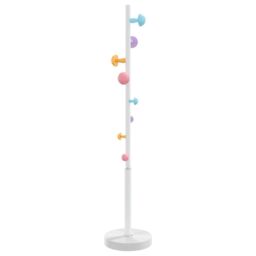 Berkfield Home Coat Stand White 172 cm Powder-coated Iron - thumbnail 5