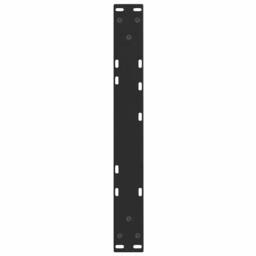 Berkfield Home Modern Dining Table Legs V-Shape 2 pcs Black 50x(30-31.3) cm Steel - thumbnail 7