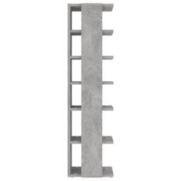 Berkfield Home Shoe Cabinet Concrete Grey 27.5x27x102 cm Engineered Wood - thumbnail 5