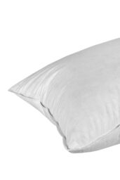 Homescapes Duck Feather & Down Euro Continental Pillow Pair - 40cm x 80cm in White - Size: 40 cm x 80 cm - thumbnail 5