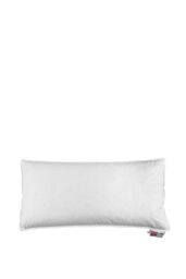 Homescapes Duck Feather & Down Euro Continental Pillow Pair - 40cm x 80cm in White - Size: 40 cm x 80 cm - thumbnail 2