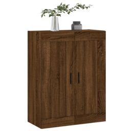 Berkfield Home Wall Mounted Cabinet Brown Oak 69.5x34x90 cm Engineered Wood - thumbnail 4