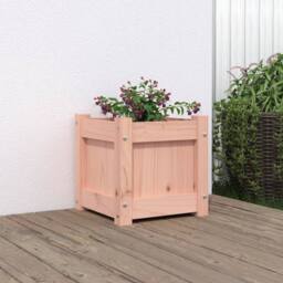 Berkfield Home Garden Planter 31x31x31 cm Solid Wood Douglas in Brown - Size: 31 x 31 x 31 cm - thumbnail 1
