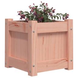 Berkfield Home Garden Planter 31x31x31 cm Solid Wood Douglas in Brown - Size: 31 x 31 x 31 cm - thumbnail 4