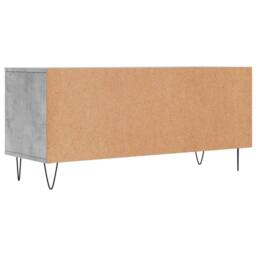 Berkfield Home TV Cabinet Concrete Grey 100x34.5x44.5 cm Engineered Wood - thumbnail 8
