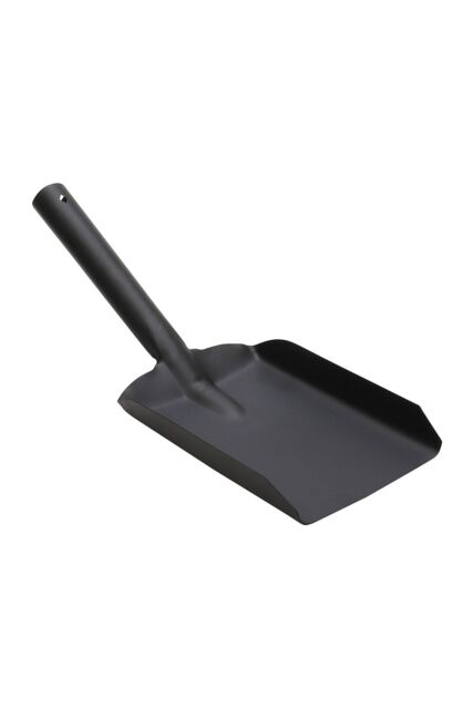 JVL Hudson Large Fireplace Shovel - Black - image 1