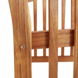 Berkfield Home Beautiful Garden Chairs 2 pcs Solid Acacia Wood in Brown - thumbnail 9