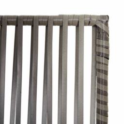 Berkfield Home Room Divider 5 Panels Grey Poly Rattan - thumbnail 8