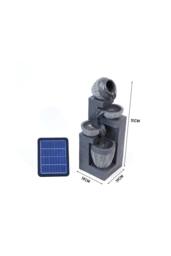 H&O Direct Outdoor LED Water Fountain Rockery Decor with Pump Solar Power - thumbnail 6