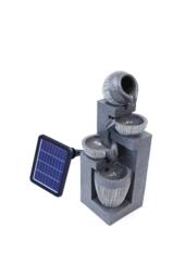 H&O Direct Outdoor LED Water Fountain Rockery Decor with Pump Solar Power - thumbnail 4