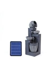 H&O Direct Outdoor LED Water Fountain Rockery Decor with Pump Solar Power - thumbnail 3