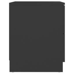 Berkfield Home Elegant Bedside Cabinets 2 pcs Black 40x40x50 cm Engineered Wood - Size: 40 x 40 x 50 cm - thumbnail 5