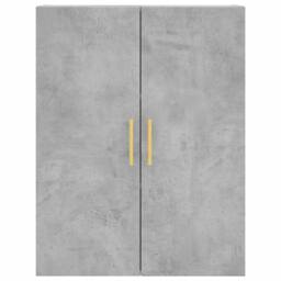 Berkfield Home Highboard Concrete Grey 69.5x34x180 cm Engineered Wood - thumbnail 5