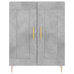 Berkfield Home Highboard Concrete Grey 69.5x34x180 cm Engineered Wood - thumbnail 8