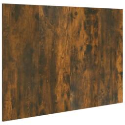 Berkfield Home Bed Headboard Smoked Oak 120x1.5x80 cm Engineered Wood in Brown - thumbnail 1