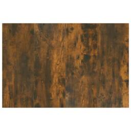Berkfield Home Bed Headboard Smoked Oak 120x1.5x80 cm Engineered Wood in Brown - thumbnail 5