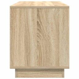 Berkfield Home TV Cabinet with LED Lights Sonoma Oak 100x41x50 cm in Brown - Size: 100 x 41 x 50 cm - thumbnail 8