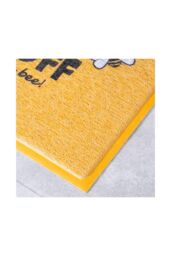 Artsy Mats Bee Buzz Off-Doormat (70 x 40cm) in Yellow - Size: 40 cm x 70 cm - thumbnail 2