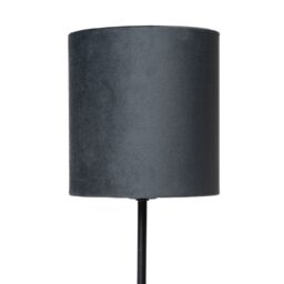 K LIVING Hove Table Lamp with Grey Shade in Black - thumbnail 5