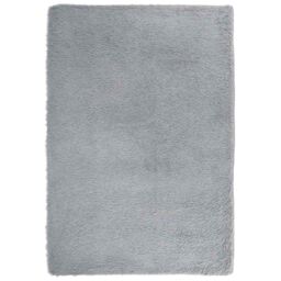 Berkfield Home Shaggy Rug High Pile NAVARRA Silver Grey 200x290 cm Polyester - Size: Medium - thumbnail 2
