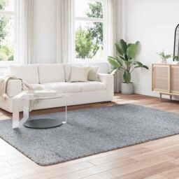 Berkfield Home Shaggy Rug High Pile NAVARRA Silver Grey 200x290 cm Polyester - Size: Medium - thumbnail 3