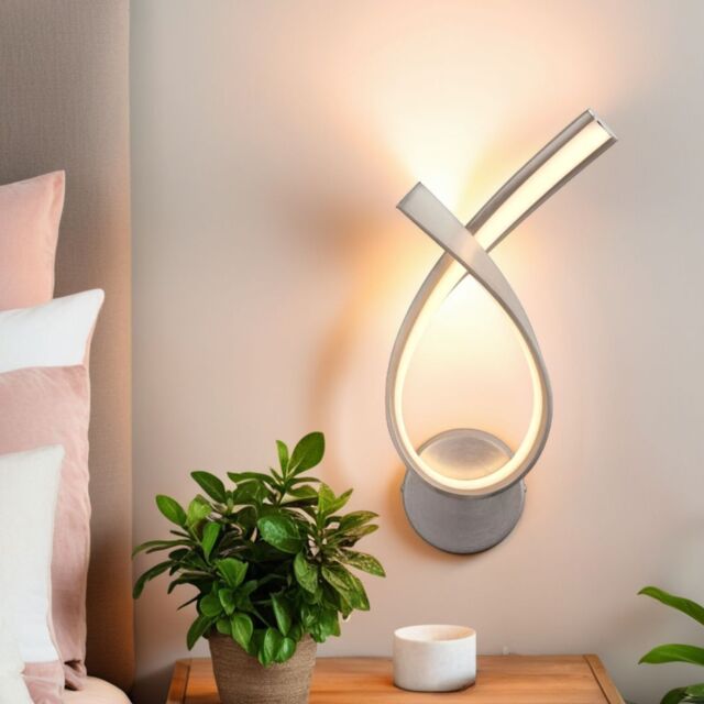 Pagazzi Jetta Satin Nickel Led Wall Light in Silver - image 1