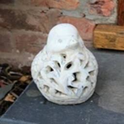 EONLION Garden Ornament Animal Bird Silhouette Decorative in White - thumbnail 5