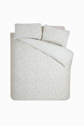 Catherine Lansfield 'Cosy Spot' Fleece Duvet Cover Set Cream - Size: Single - thumbnail 4