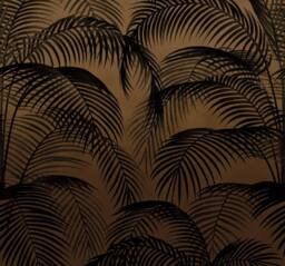 Superfresco Easy Palm Silhouette Sunset Print To Order 3m x 2.8m Mural in Orange - thumbnail 2