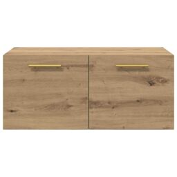 Berkfield Home Wall Cabinet Artisan oak 80 x 36.5 x 35 cm Engineered wood in Brown - thumbnail 6