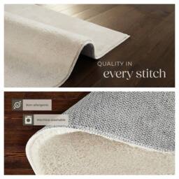tectake Rug Zonelle 120 X 170 Cm - Beige - Size: 120 cm x 170 cm - thumbnail 5