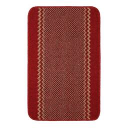 The Rug Shop UK Red Machine Washable AntiSlip Polypropylene Floor Mat - Size: 67 cm x 180 cm