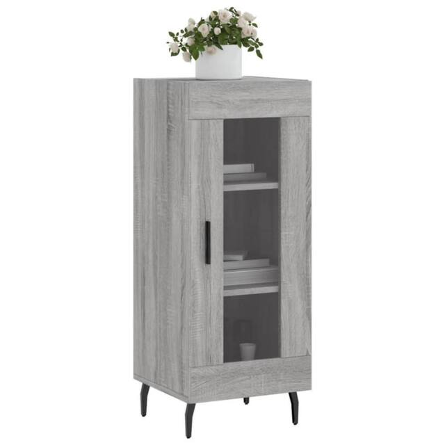 Berkfield Home Sideboard Grey Sonoma 34.5x34x90 cm Engineered Wood - image 1
