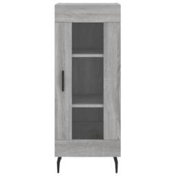 Berkfield Home Sideboard Grey Sonoma 34.5x34x90 cm Engineered Wood - thumbnail 5