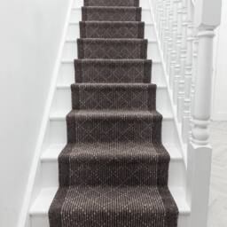 runrug Stair Runner Carpet - Durable, Non-Slip, 5.4mm - 'Boulevard' in Brown - Size: 80 cm x 630 cm - thumbnail 5